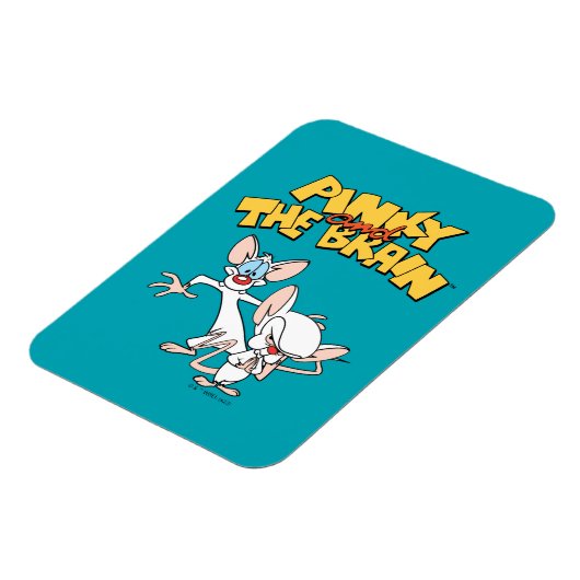 Pinky en Brain | LOGO SHOW Magneet (Linkerzijde)