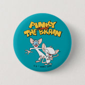 Pinky en Brain | LOGO SHOW Ronde Button 5,7 Cm (Voorkant)