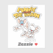 Pinky en Brain | LOGO SHOW Sticker (Vel)