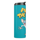 Pinky en Brain | LOGO SHOW Thermosbeker (Gedraaid links)