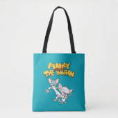 Pinky en Brain | LOGO SHOW Tote Bag (Voorkant)