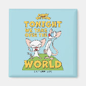 Pinky en Brain | Overname van de wereld Magneet (Voorkant)