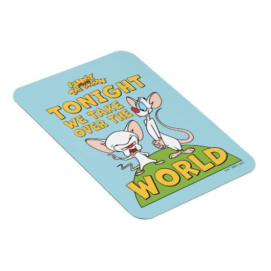 Pinky en Brain | Overname van de wereld Magneet (Rechterzijde)