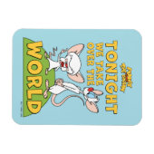 Pinky en Brain | Overname van de wereld Magneet (Horizontaal)