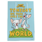 Pinky en Brain | Overname van de wereld Medium Cadeauzakje (Achterkant)
