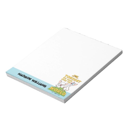 Pinky en Brain | Overname van de wereld Notitieblok (Linkerzijde)