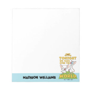 Pinky en Brain   Overname van de wereld Notitieblok