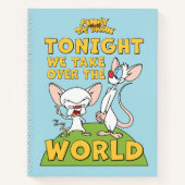 Pinky en Brain | Overname van de wereld Notitieboek (Voorkant)