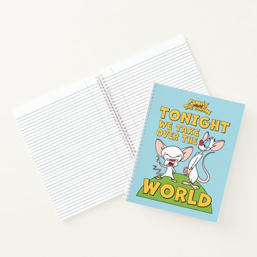 Pinky en Brain | Overname van de wereld Notitieboek (Binnen)