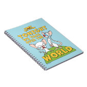 Pinky en Brain | Overname van de wereld Notitieboek (Rechterzijde)