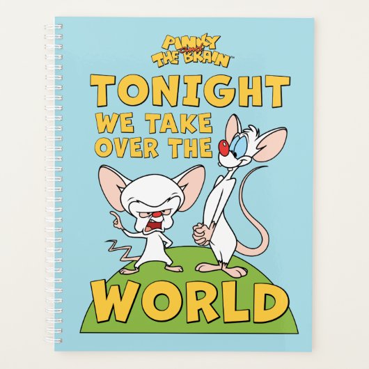 Pinky en Brain | Overname van de wereld Planner (Voorkant)