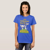 Pinky en Brain | Overname van de wereld T-shirt (Voorkant volledig)
