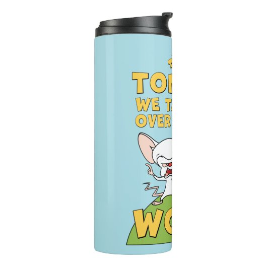 Pinky en Brain | Overname van de wereld Thermosbeker (Gedraaid links)