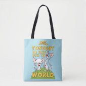 Pinky en Brain | Overname van de wereld Tote Bag (Voorkant)