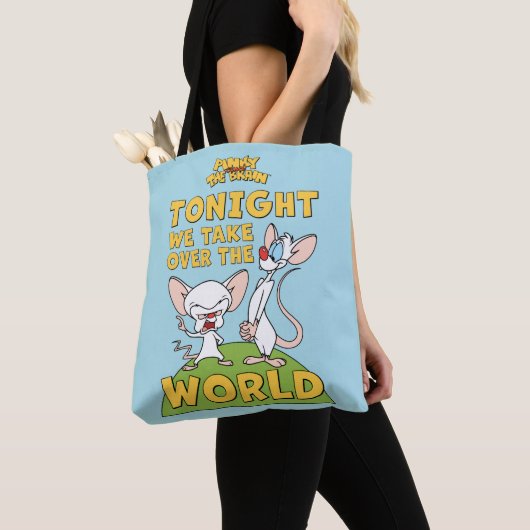 Pinky en Brain | Overname van de wereld Tote Bag (Dichtbij)