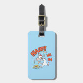 Pinky en Brain | Pinky "Narf" Bagagelabel (Voorkant verticaal)