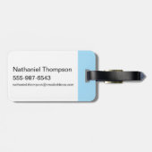 Pinky en Brain | Pinky "Narf" Bagagelabel (Achterkant horizontaal)