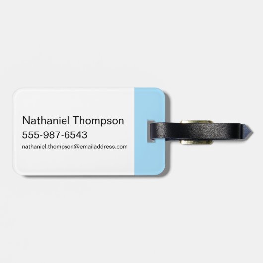 Pinky en Brain | Pinky "Narf" Bagagelabel (Achterkant horizontaal)