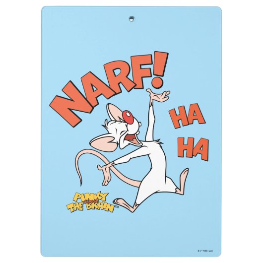 Pinky en Brain | Pinky "Narf" Klembord (Achterkant)