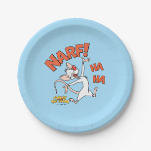Pinky en Brain Pinky "Narf" Papieren Bordje
