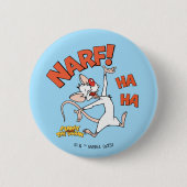 Pinky en Brain | Pinky "Narf" Ronde Button 5,7 Cm (Voorkant)