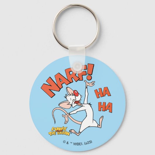 Pinky en Brain | Pinky "Narf" Sleutelhanger (Voorkant)