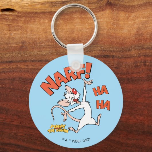 Pinky en Brain | Pinky "Narf" Sleutelhanger (Voorkant)