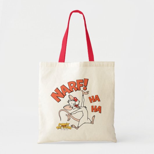 Pinky en Brain | Pinky "Narf" Tote Bag (Voorkant)