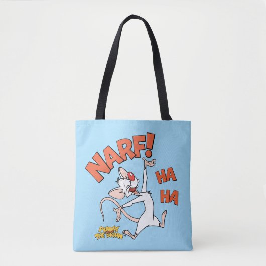 Pinky en Brain | Pinky "Narf" Tote Bag (Voorkant)