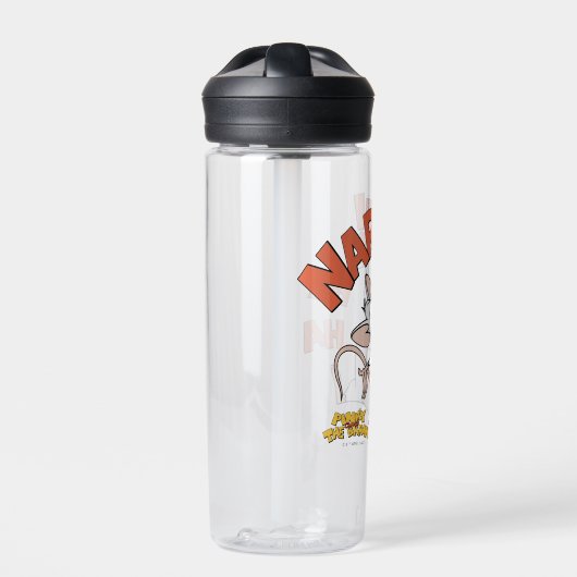 Pinky en Brain | Pinky "Narf" Waterfles (Voorkant)