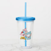 Pinky en Brain | Retro-tekenafbeeldingen Acryl Drinkbeker (Voorkant)