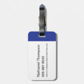 Pinky en Brain | Retro-tekenafbeeldingen Bagagelabel (Achterkant verticaal)