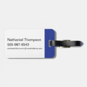 Pinky en Brain | Retro-tekenafbeeldingen Bagagelabel (Achterkant horizontaal)