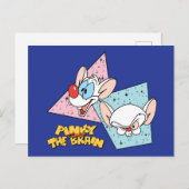 Pinky en Brain | Retro-tekenafbeeldingen Briefkaart (Voorkant / Achterkant)