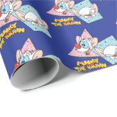 Pinky en Brain | Retro-tekenafbeeldingen Cadeaupapier (Rol Hoek)