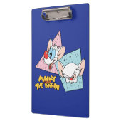 Pinky en Brain | Retro-tekenafbeeldingen Klembord (Links)