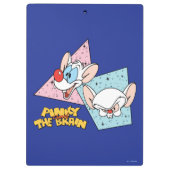 Pinky en Brain | Retro-tekenafbeeldingen Klembord (Achterkant)
