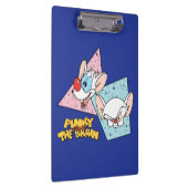 Pinky en Brain | Retro-tekenafbeeldingen Klembord (Rechts)