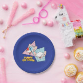 Pinky en Brain | Retro-tekenafbeeldingen Papieren Bordje (Feest)