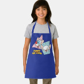 Pinky en Brain | Retro-tekenafbeeldingen Schort (Insitu)