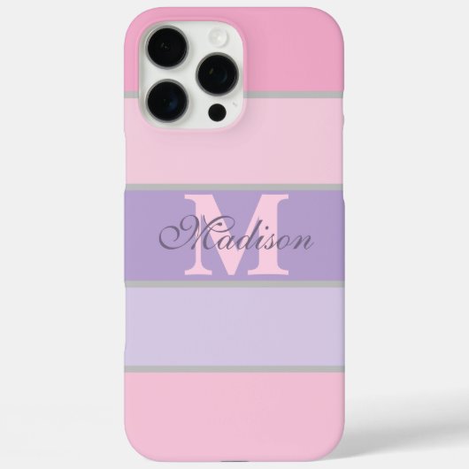 Pinky en paarse pastel iPhone / iPad case (Achterkant)