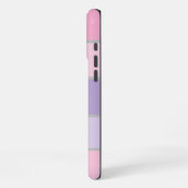 Pinky en paarse pastel iPhone / iPad case Hoesje (Linkerkant)