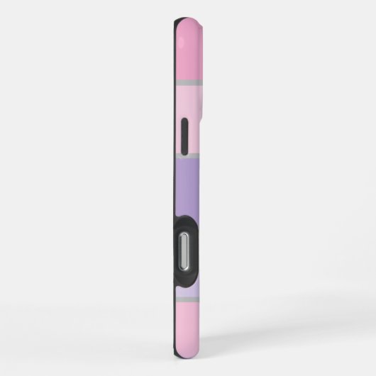 Pinky en paarse pastel iPhone / iPad case iPhone Hoesje (Rechterkant)