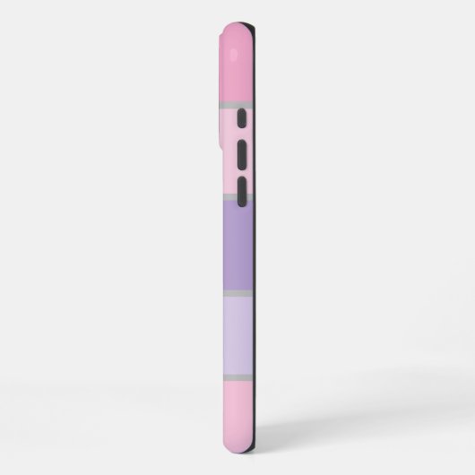 Pinky en paarse pastel iPhone / iPad case iPhone Hoesje (Linkerkant)