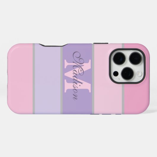 Pinky en paarse pastel iPhone / iPad case iPhone Hoesje (Achterkant horizontaal)