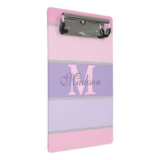 Pinky en paarse pastel iPhone / iPad case Mini Klembord (Schuin)