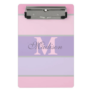 Pinky en paarse pastel iPhone / iPad case Mini Klembord
