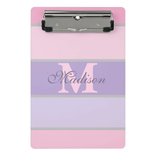 Pinky en paarse pastel iPhone / iPad case Mini Klembord (Voorkant)