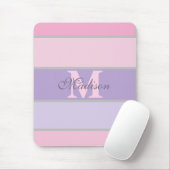 Pinky en paarse pastel iPhone / iPad case Muismat (Met muis)