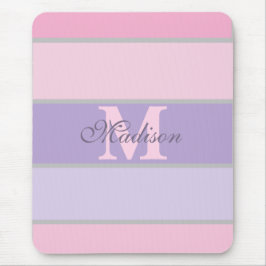 Pinky en paarse pastel iPhone / iPad case Muismat